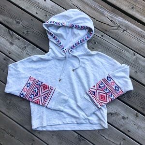 Cropped Hooded Sweatshirt